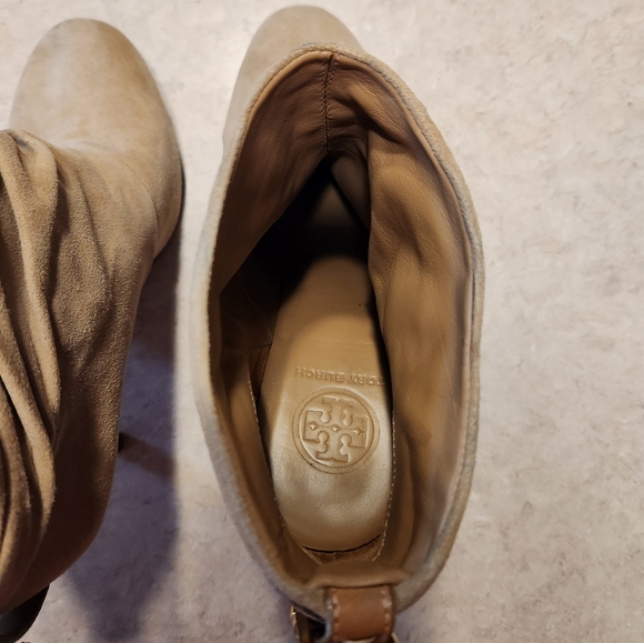 Tory Burch Suede Buckle Ankle Booties - Picture 5 of 11